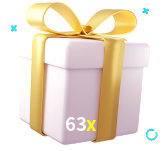 Receba seus bônus de boas-vindas no 63x